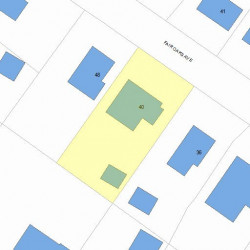 40 Fair Oaks Ave, Newton, MA 02460 plot plan