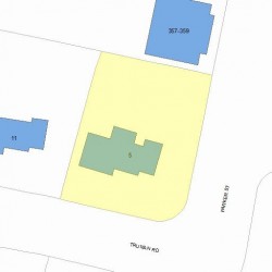 5 Truman Rd, Newton, MA 02459 plot plan