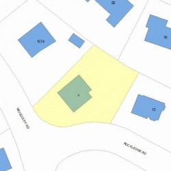 4 Rockledge Rd, Newton, MA 02461 plot plan