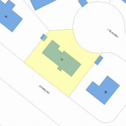 18 Spiers Rd, Newton, MA 02459 plot plan