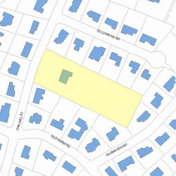 74 Oak Hill St, Newton, MA 02459 plot plan