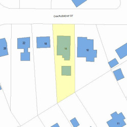 14 Charlemont St, Newton, MA 02461 plot plan