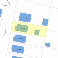 194 Sumner St, Newton, MA 02459 plot plan