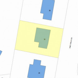 30 Pine Crest Rd, Newton, MA 02459 plot plan