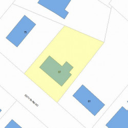 67 Esty Farm Rd, Newton, MA 02459 plot plan