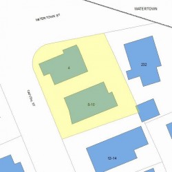 10 Capital St, Newton, MA 02458 plot plan