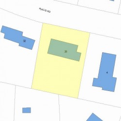 26 Placid Rd, Newton, MA 02459 plot plan