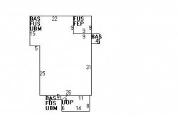 231 Webster St, Newton, MA 02465 floor plan