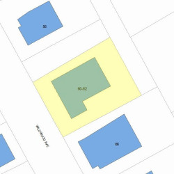 60 Wildwood Ave, Newton, MA 02460 plot plan