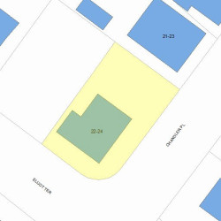 24 Elliot Ter, Newton, MA 02464 plot plan