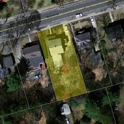 1458 Beacon St, Newton, MA 02468 aerial view