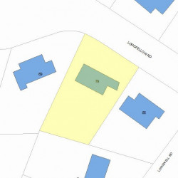 79 Longfellow Rd, Newton, MA 02462 plot plan