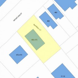 470 Watertown St, Newton, MA 02460 plot plan