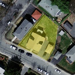 68 Greenough St, Newton, MA 02465 aerial view