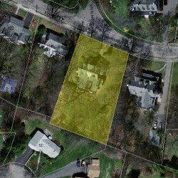 106 Berkeley St, Newton, MA 02465 aerial view