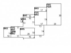 40 Rosalie Rd, Newton, MA 02459 floor plan