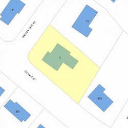 5 Broken Tree Rd, Newton, MA 02459 plot plan