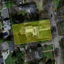 11 Sylvan Ave, Newton, MA 02465 aerial view