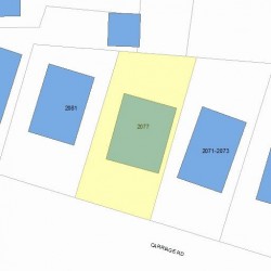 2077 Commonwealth Ave, Newton, MA 02466 plot plan
