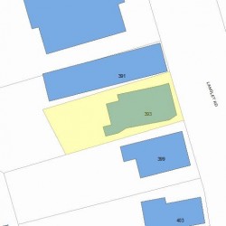 393 Langley Rd, Newton, MA 02459 plot plan
