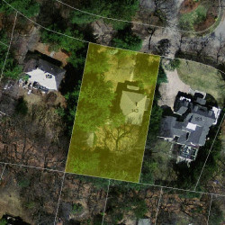 143 Neshobe Rd, Newton, MA 02468 aerial view