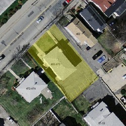 470 Watertown St, Newton, MA 02460 aerial view