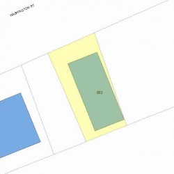 602 Washington St, Newton, MA 02458 plot plan