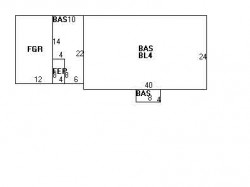 25 Lucille Pl, Newton, MA 02464 floor plan