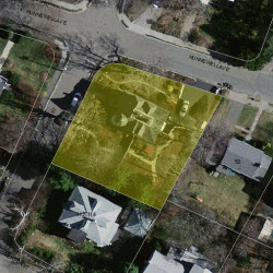 102 Grasmere St, Newton, MA 02458 aerial view