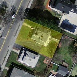 336 Lexington St, Newton, MA 02466 aerial view