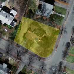 48 Holman Rd, Newton, MA 02466 aerial view