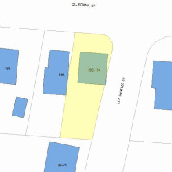 194 California St, Newton, MA 02458 plot plan