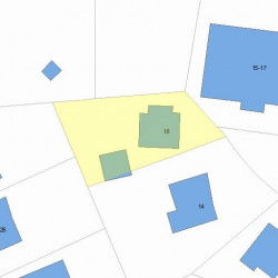18 Weldon Rd, Newton, MA 02458 plot plan