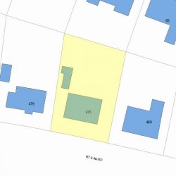 475 Boylston St, Newton, MA 02459 plot plan