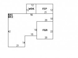 22 David Rd, Newton, MA 02459 floor plan