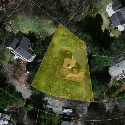 40 Ridge Rd, Newton, MA 02468 aerial view