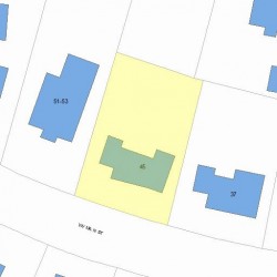 45 Wyman St, Newton, MA 02468 plot plan