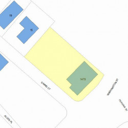 1479 Washington St, Newton, MA 02465 plot plan
