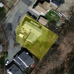 52 Chandler Pl, Newton, MA 02464 aerial view