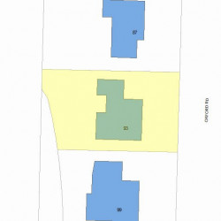 93 Oxford Rd, Newton, MA 02459 plot plan
