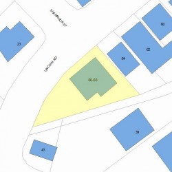 68 Lincoln Rd, Newton, MA 02458 plot plan