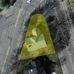 137 Walnut St, Newton, MA 02460 aerial view