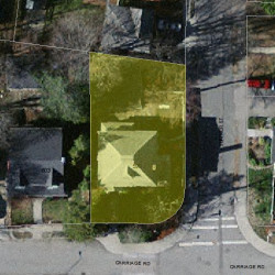 599 Commonwealth Ave, Newton, MA 02459 aerial view