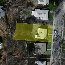 63 Cloverdale Rd, Newton, MA 02461 aerial view