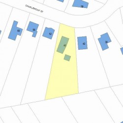 46 Charlemont St, Newton, MA 02461 plot plan