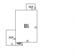 268 Jackson St, Newton, MA 02459 floor plan