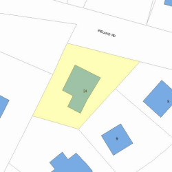 24 Ireland Rd, Newton, MA 02459 plot plan