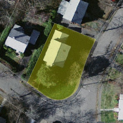 19 Duxbury Rd, Newton, MA 02459 aerial view