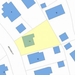 14 Aberdeen St, Newton, MA 02461 plot plan