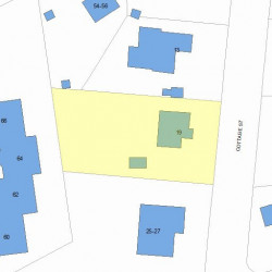 19 Cottage St, Newton, MA 02464 plot plan